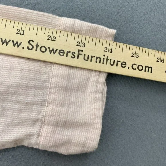 Abercrombie & Fitch Top Button Up Boyfriend Size XL Long Sleeve Pink Soft Cotton - Picture 11 of 16